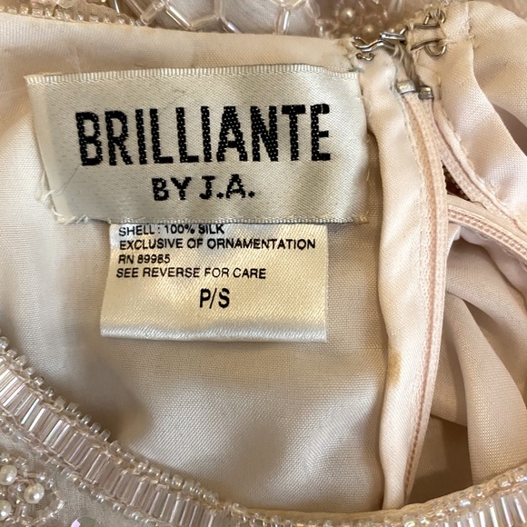 New Brilliante BY JA Dress 100% Silk Size Small Retro Vintage Inspired - Picture 11 of 12